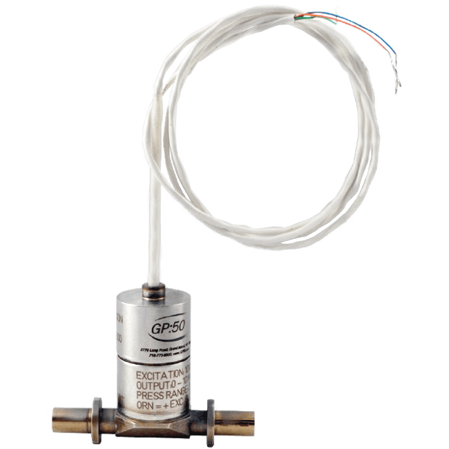 GP:50 Flight Qualified Flow-Thru Pressure Transducer, Model 7900